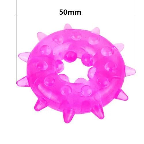 Penis Cock Ring Enlarger Sleeve Erection Enhancer Delay Ejaculation Male Sex Toys for Men Couples