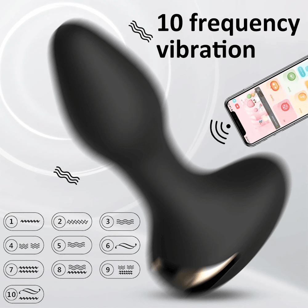 USB Vibrating Anal Butt Plug Dildo Prostate Massager Sex Toys for Men Women Gay LGBTQ