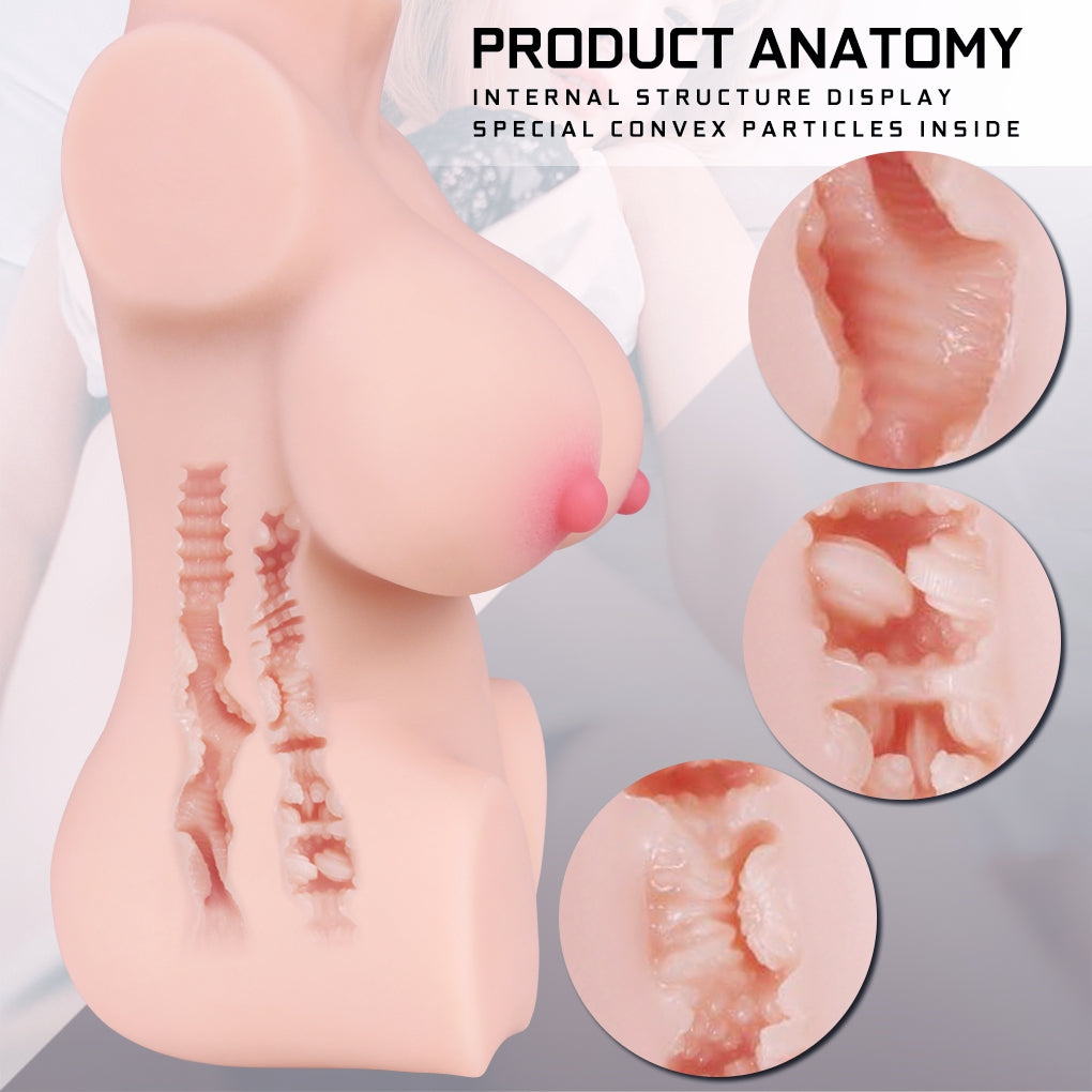 Male Masturbator Realistic Sex Doll Women Body with Boobs & Pussy Breast Anal Ass Hole Sex Toys for Men