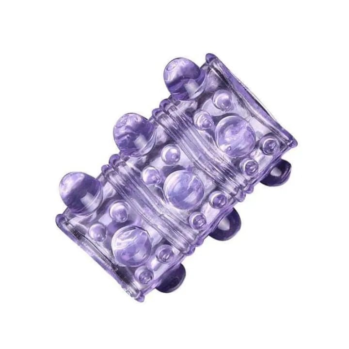 2pcs Set Reusable Penis Sleeve Enlarger Sex Toys for Men Couples