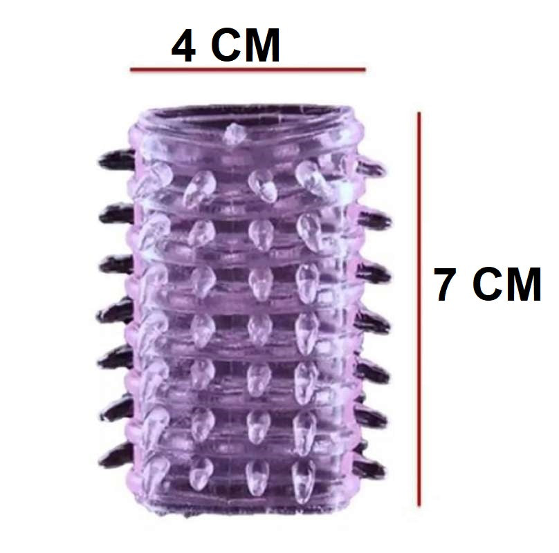 2pcs Set Reusable Penis Sleeve Enlarger Sex Toys for Men Couples