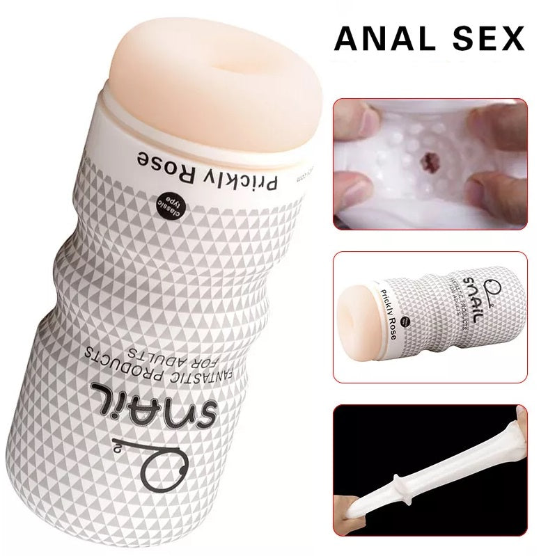 Male Anal Shape Masturbation Cup Stroker Flesh Light Sleeve Masturbator Sex Toys for Men