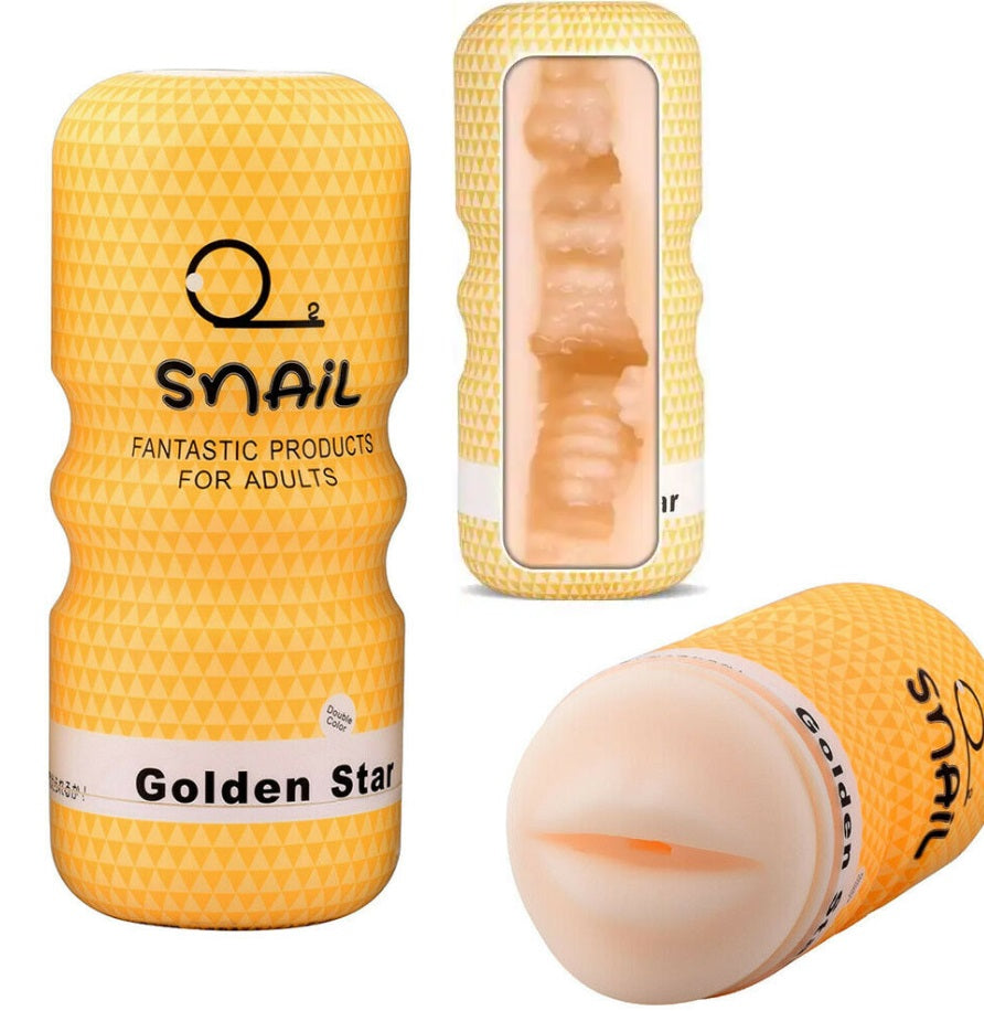 Male Mouth Shape Masturbation Cup Stroker Flesh Light Sleeve Masturbator Sex Toys for Men