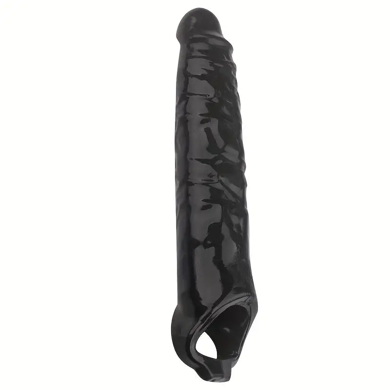11" Mega Mighty Reusable Penis Sleeve Condom  Extender Enlarger  Sex Toys for Men Couples