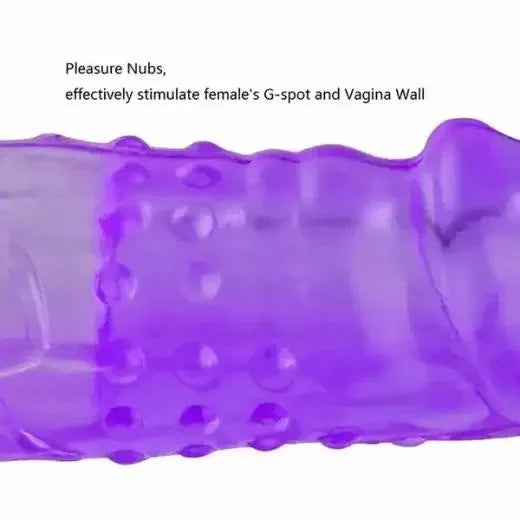 Reusable Extra 7cm Penis Sleeve Extender Enlarger Condom Ejaculation Aid Sex Toys for Men Couples