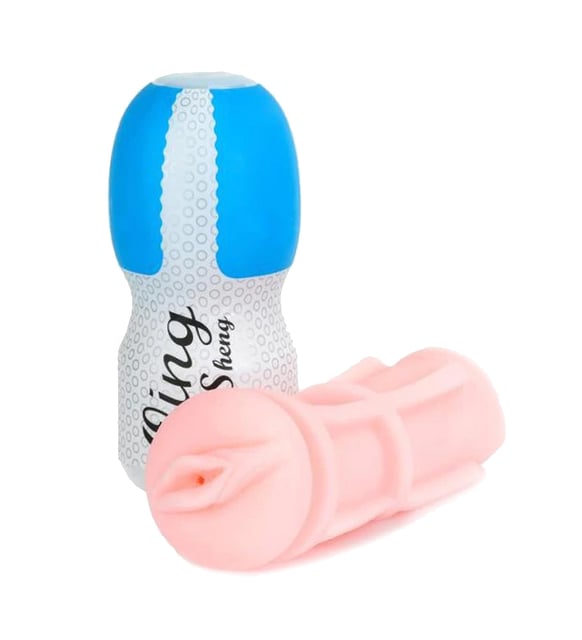 Male Vagina Shape Masturbation Cup Stroker Flesh Light Sleeve Masturbator Sex Toys for Men