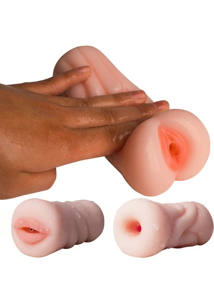 Male Anal Shape Masturbation Cup Stroker Flesh Light Sleeve Masturbator Sex Toys for Men
