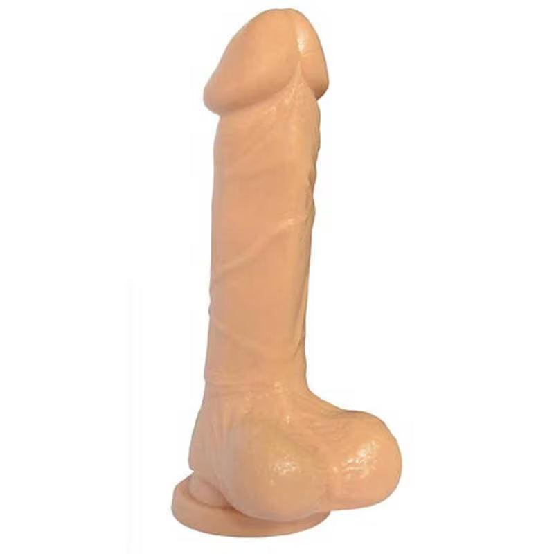 8" Dildo Penis Dong Anal Butt Plug Non- Vibrator Sex Toys for Men Women Couples LGBTQ Gay