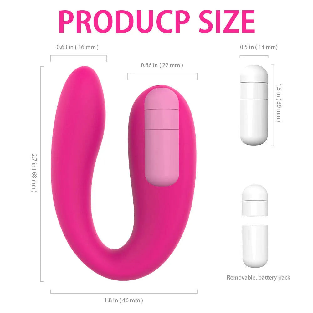 Wearable Clitoral Pussy Underpants Vagina Vibrator G-Spot Massager Masturbator Sex Toys Men Women
