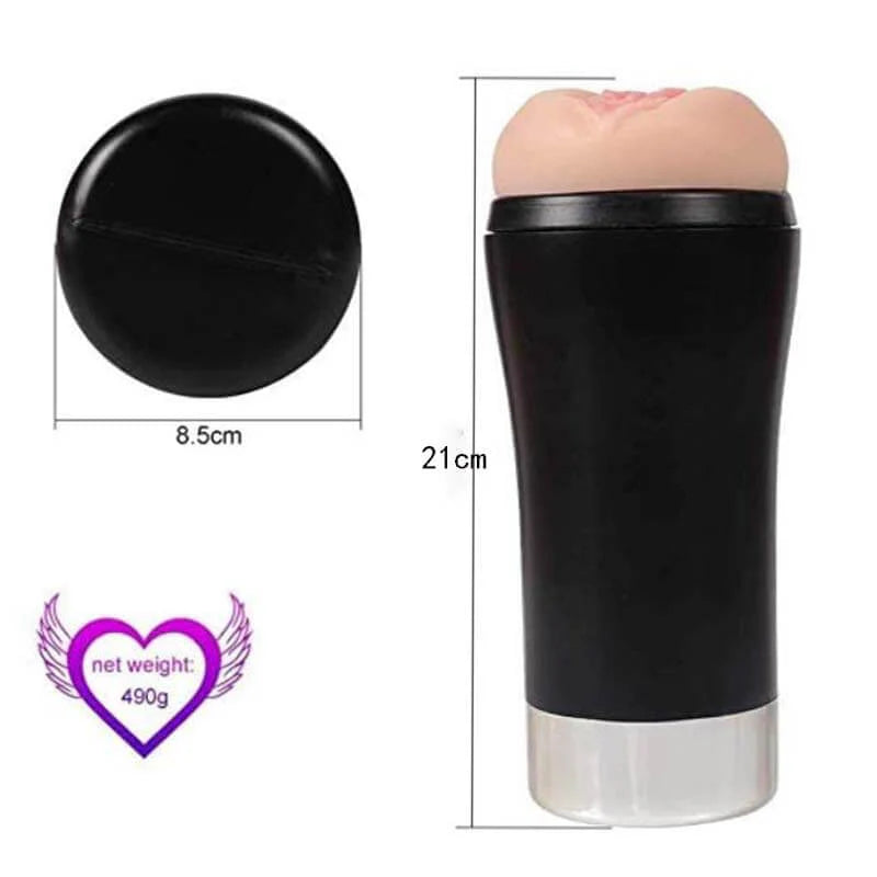 Vibrating Masturbation Cup Penis Flesh Light Sleeve Sex Toys for Men Real Girl Voice Sex Toys for Men Couples