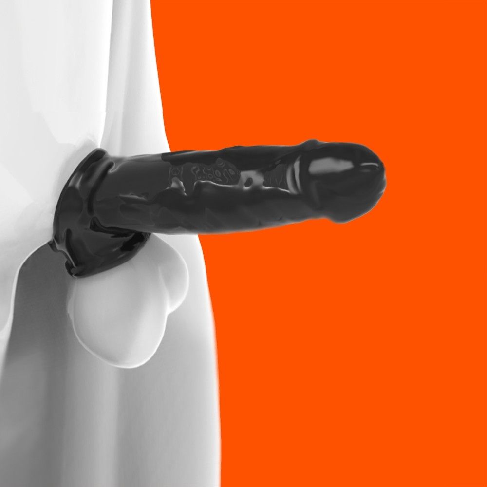 9" BIG GUN Reusable Penis Sleeve Extender Enlarger Condom Ball Loop Sex Toys for Men Couples
