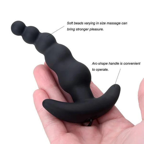 Vibrating Anal Butt Plug Beads Prostate Massager Sex Toys for Men Woman Couples LGBTQ Gay