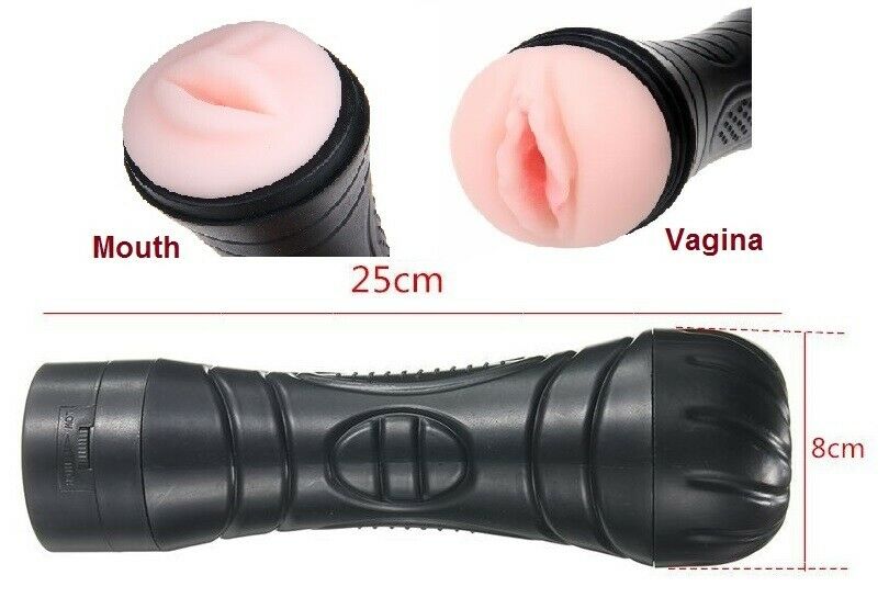 Vibrating Masturbation Cup Penis Flesh Light Sleeve Masturbator Sex Toys for Men