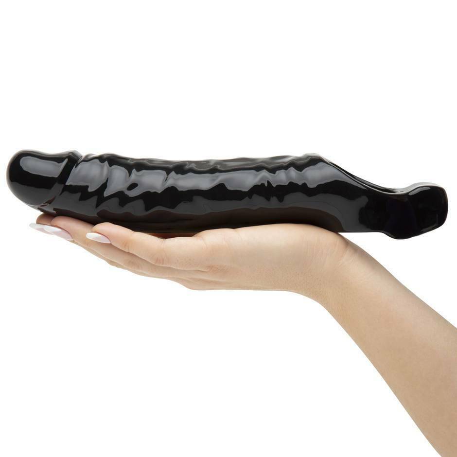 11" Mega Mighty Reusable Penis Sleeve Condom  Extender Enlarger  Sex Toys for Men Couples