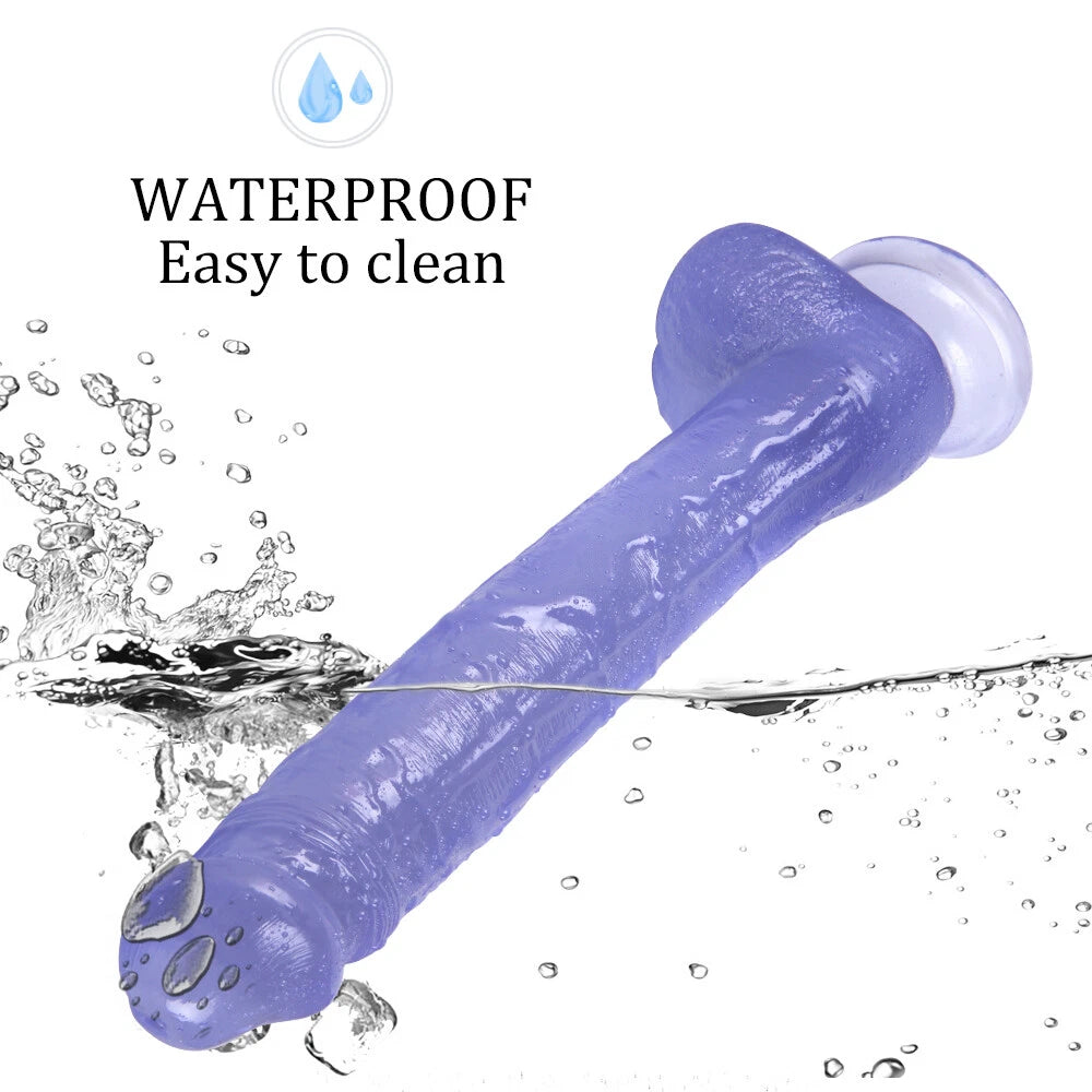 12" Huge Dildo Suction Cup Thick Veiny Dong Large Realistic Giant Cock With Ball Sex Toys For |Men Women Couples