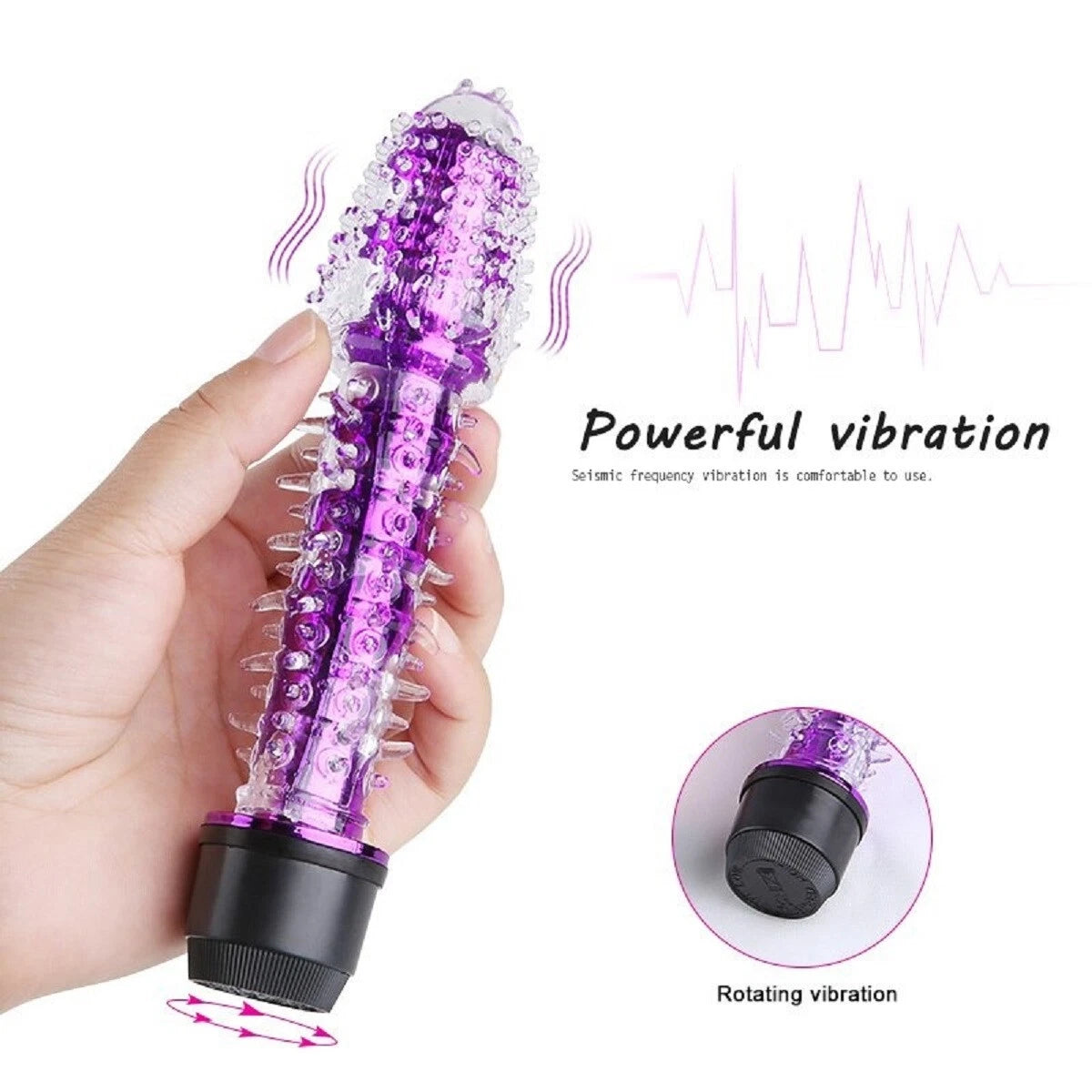 Pussy Vagina G-Spot Vibrator Anal Butt Plug Sex Toys for Men Women Couples LGBTQ Gay Masturbator