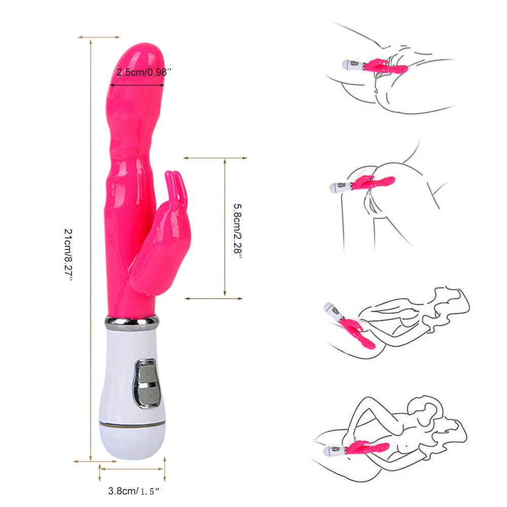Pussy Vagina G-Spot Vibrator Anal Butt Plug Sex Toys for Men Women Couples LGBTQ Gay Masturbator