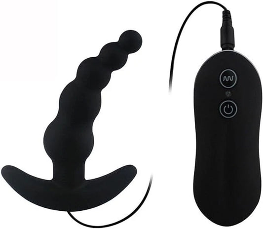 Vibrating Anal Butt Plug Beads Prostate Massager Sex Toys for Men Woman Couples LGBTQ Gay
