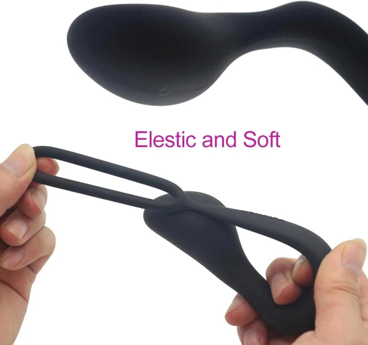Penis Cock Ring &Anal Butt Plug Prostate Massager Sex Toys for Men Women Couples LGBTQ Gay