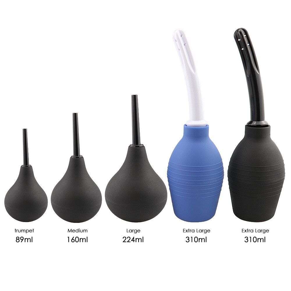 224ml Enema Anal Butt Vagina Bulb Douche Irrigation Colonic Cleaner Rectal Syringe for Men Women