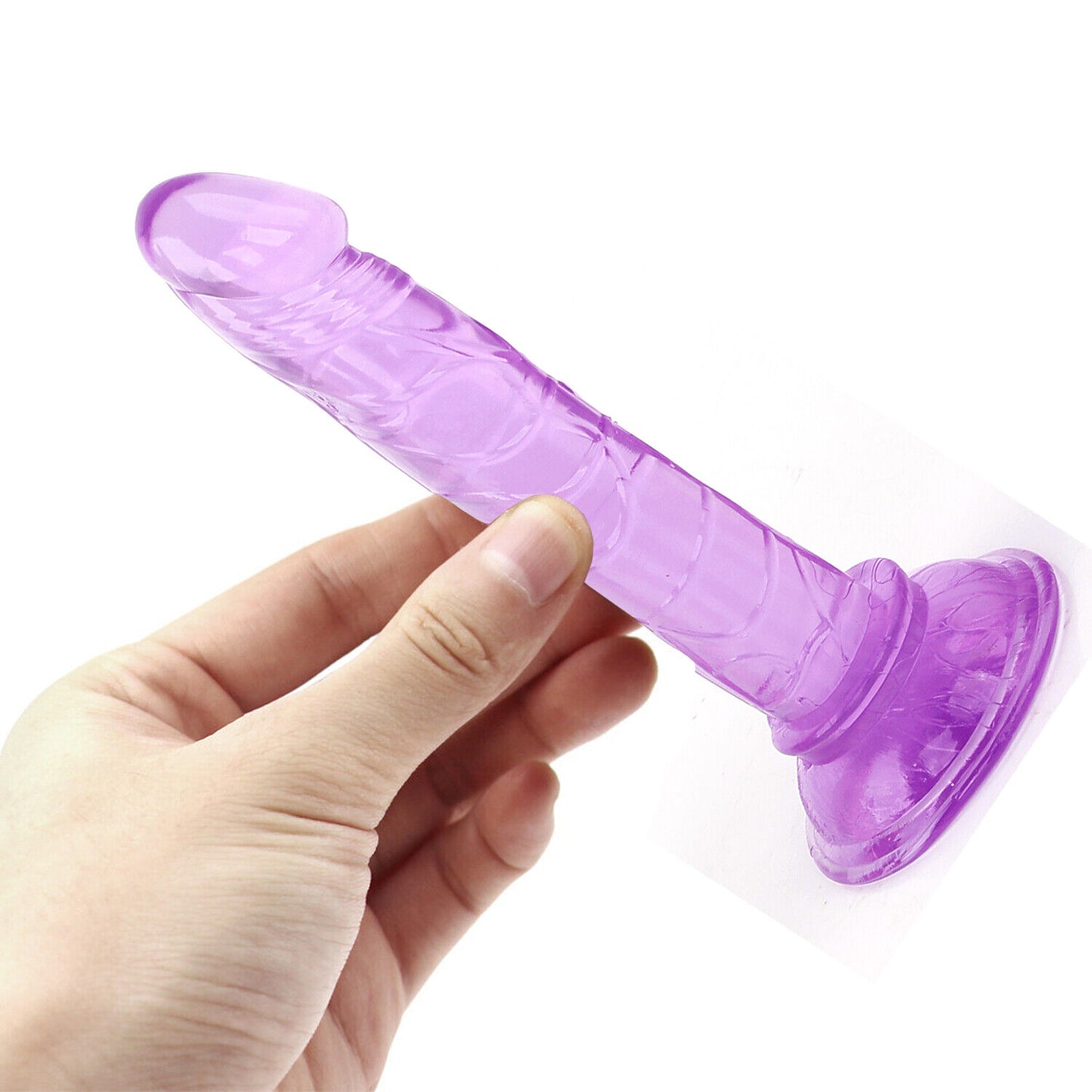 5.51" Realistic Dildo Suction Cup Thick Dong Anal Butt Ass Plug Sex Toys For Men Women Couples