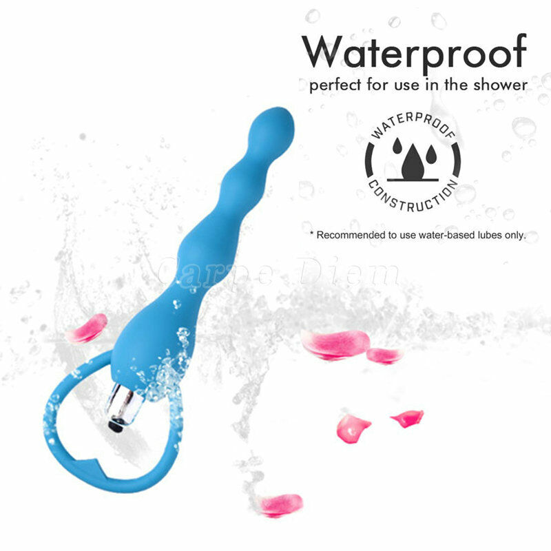 Vibrating Anal Butt Plug Beads Prostate Massager Sex Toys for Men Woman Couples LGBTQ Gay