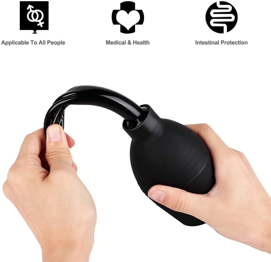 310ml Enema Anal Butt Vagina Bulb Douche Irrigation Colonic Cleaner Rectal Syringe for Men Women