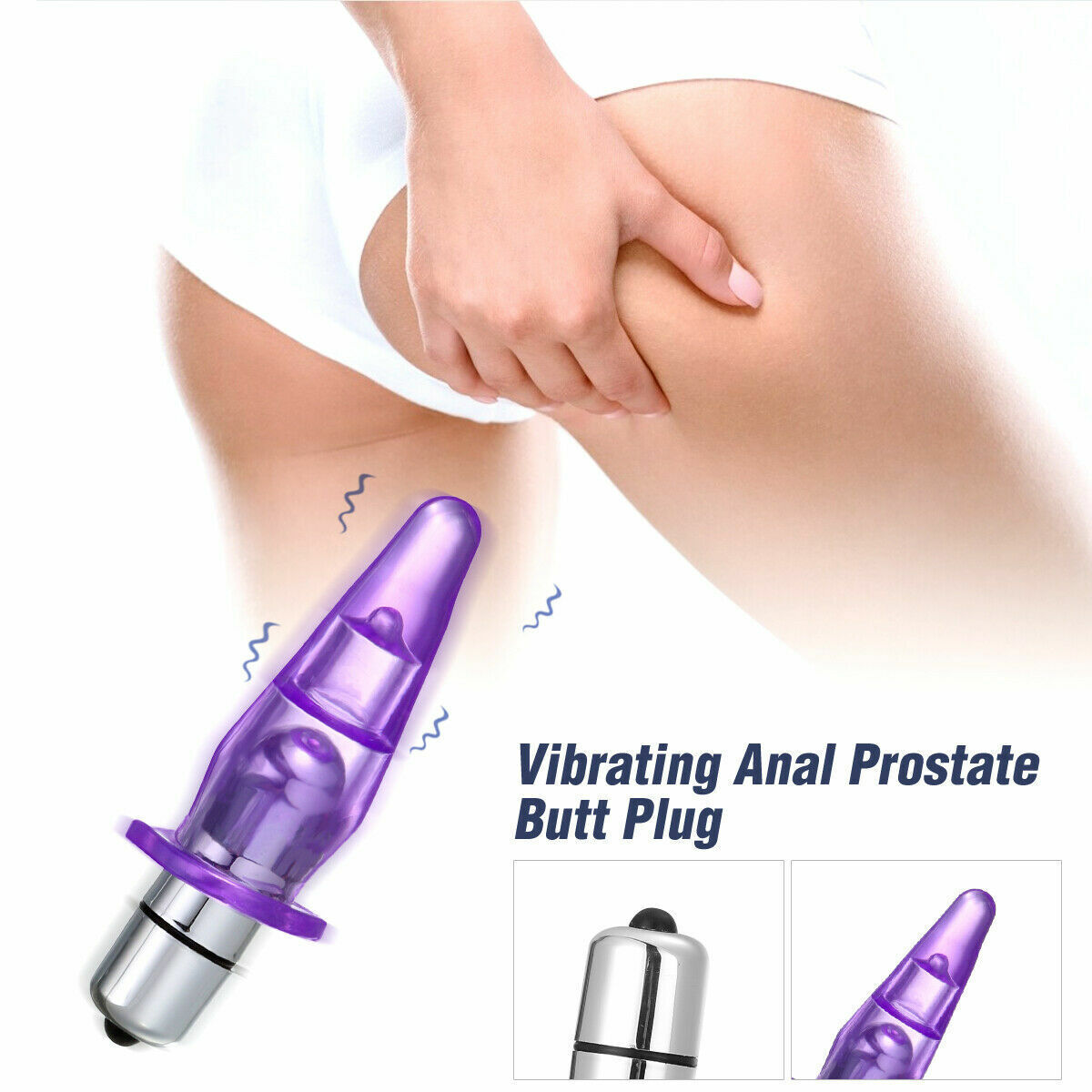 Vibrating Anal Butt Plug Prostate Massager Sex Toys for Men Women Couples LGBTQ Gay