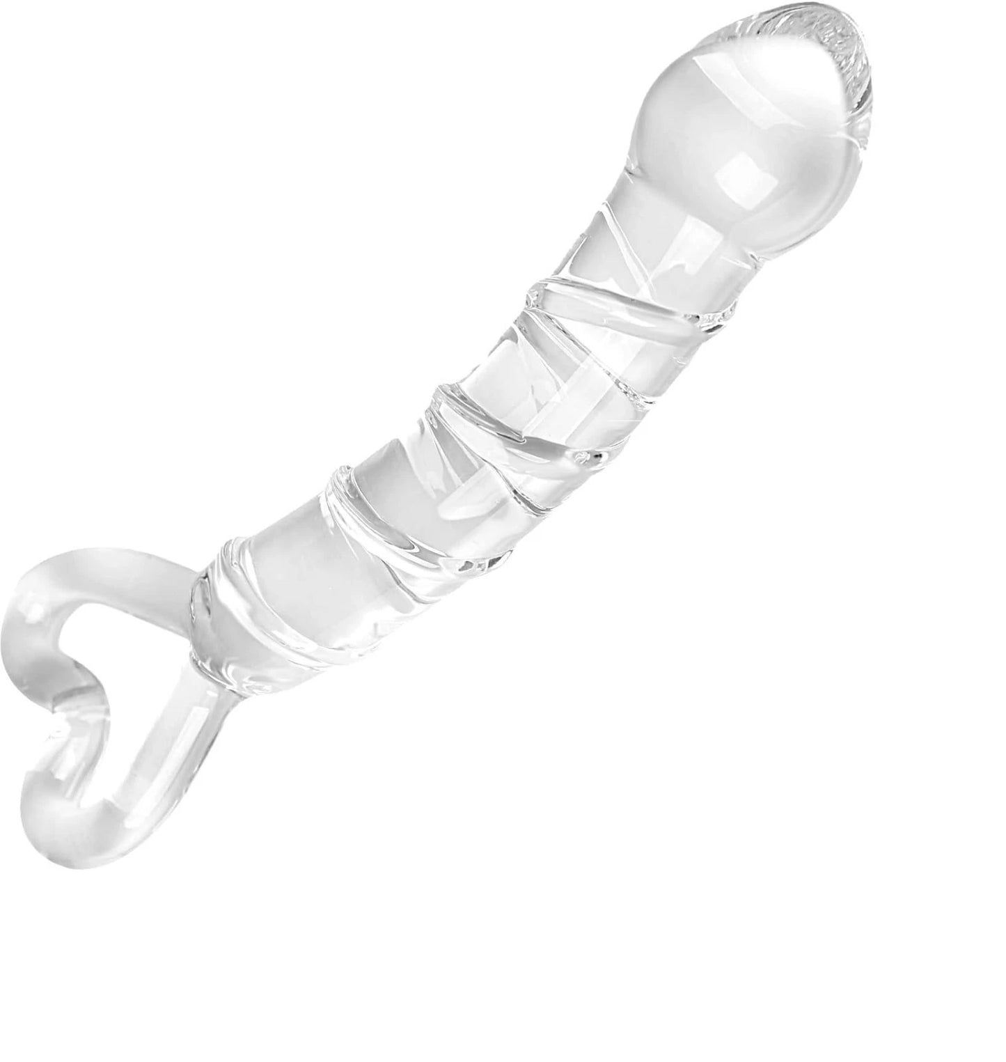 Crystal Glass Anal Beads Butt Plug P- Spot G-Spot Stimulation Dildo Sex Toys for Men Women Couples Gay LGBTQ