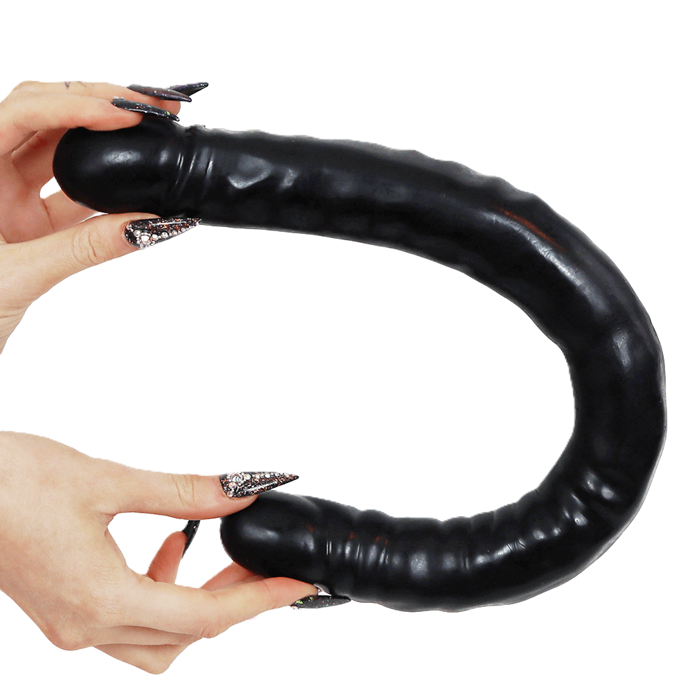 15" Double Ended Dildo Anal Butt Plug Dong Adults Sex Toys for Men Women Couples Gay Lesbian
