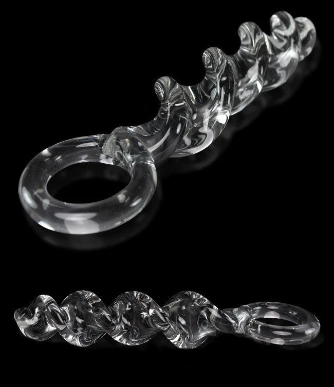 Crystal Glass Anal Beads Butt Plug P- Spot G-Spot Stimulation Dildo Sex Toys for Men Women Couples&nbsp;Gay LGBTQ