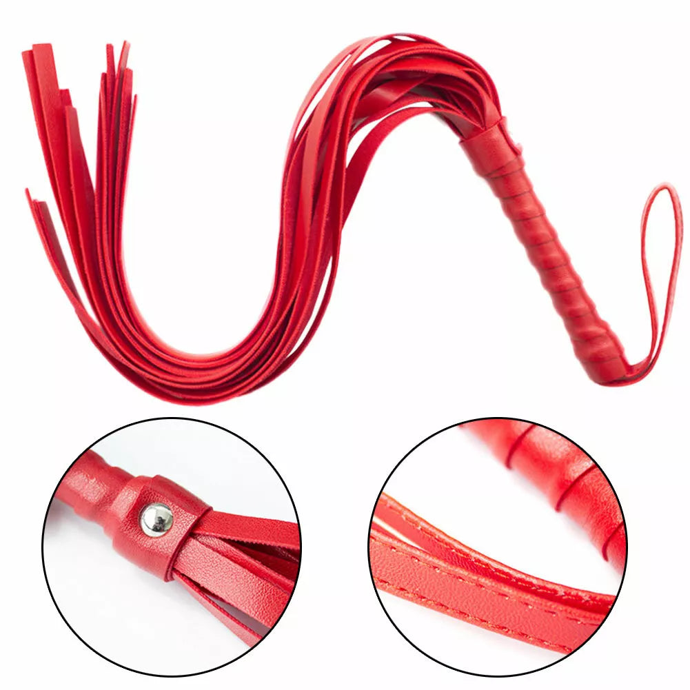 Bondage Set Kit WHIP Flogger BDSM Fetish Ankle Restraint Role Play Sex Toys for Couples Men Women
