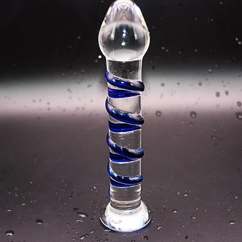 Crystal Glass Anal Beads Butt Plug P- Spot G-Spot Stimulation Dildo Sex Toys for Men Women Couples&nbsp;Gay LGBTQ