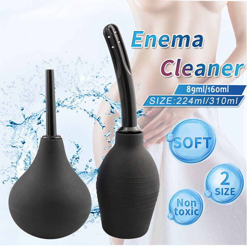 310ml Enema Anal Butt Vagina Bulb Douche Irrigation Colonic Cleaner Rectal Syringe for Men Women