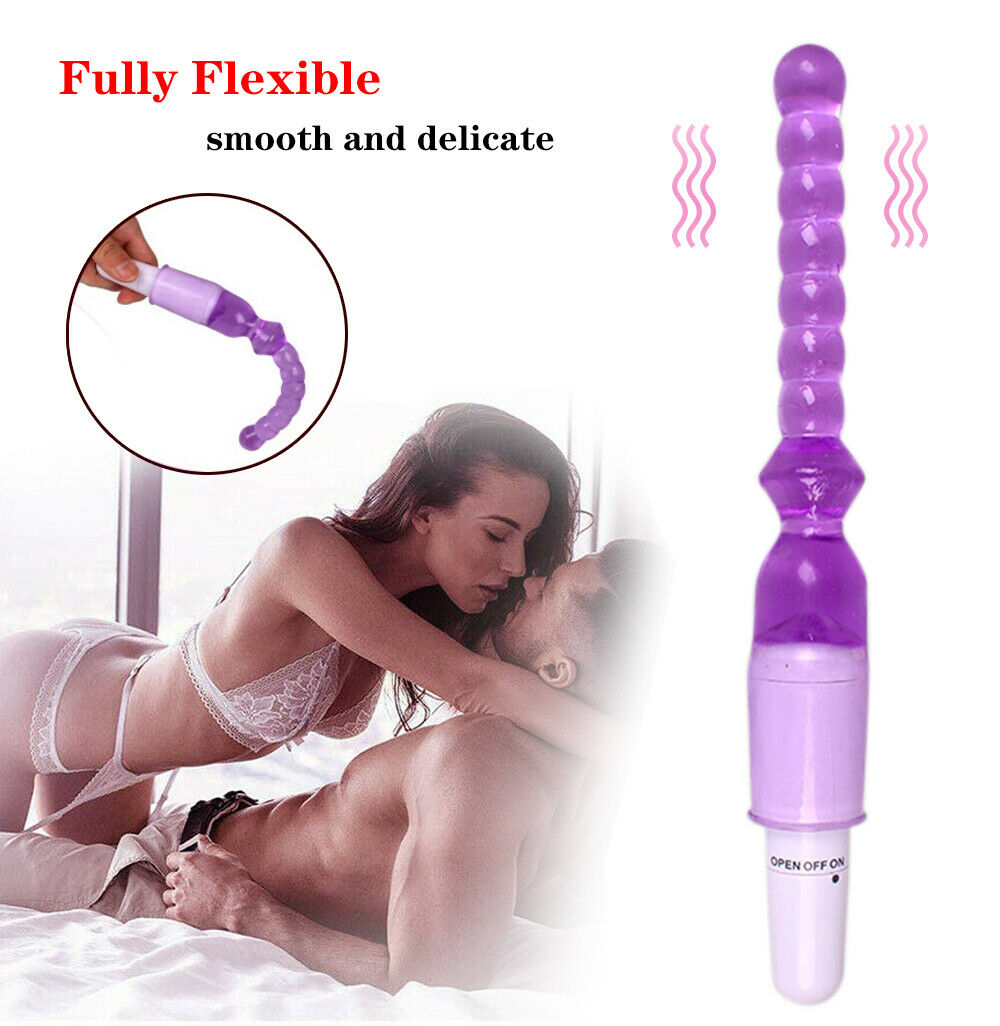 Vibrating Anal Butt Plug Beads Dildo Prostate Massager Sex Toys for Men Women Couples LGBTQ Gay