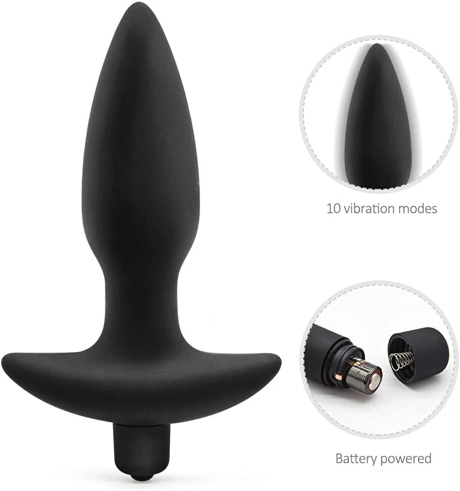 Vibrating Anal Butt Plug Prostate Massager Sex Toys for Men Woman Couples LGBTQ Gay