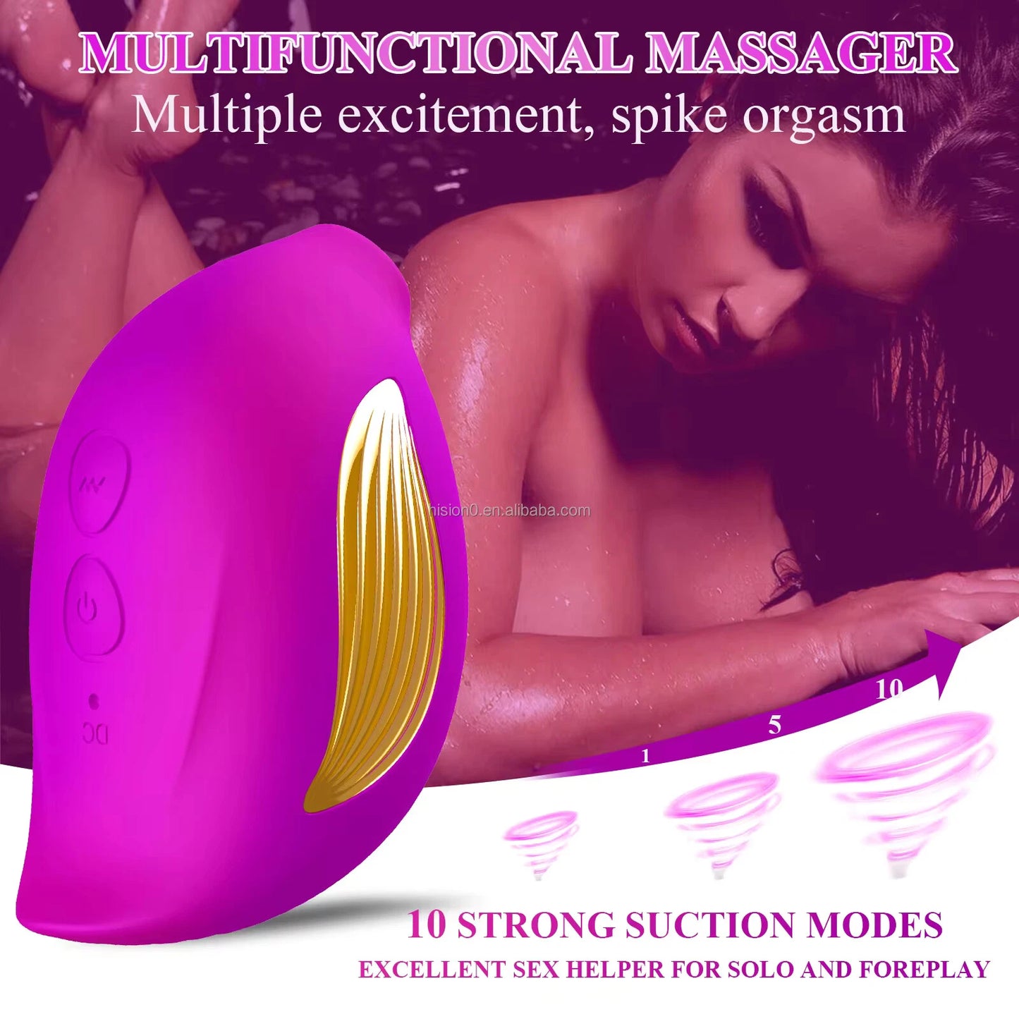 Pussy Nipples Anal Butt Sucker Vibrator Clit Stimulator Sex Toys for Men Women Couples LGBTQ Gay Masturbator Massager