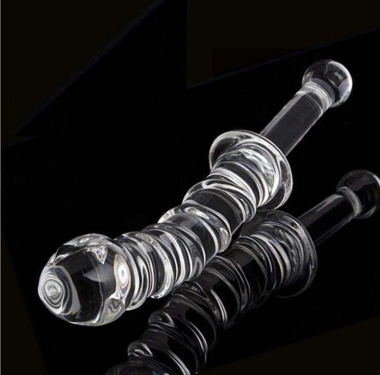 Crystal Glass Anal Beads Butt Plug P- Spot G-Spot Stimulation Dildo Sex Toys for Men Women Couples&nbsp;Gay LGBTQ