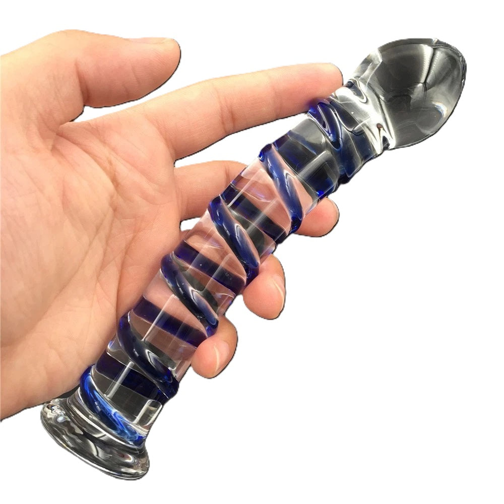 Crystal Glass Anal Beads Butt Plug P- Spot G-Spot Stimulation Dildo Sex Toys for Men Women Couples&nbsp;Gay LGBTQ