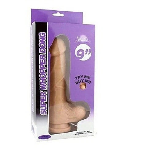 9" Vibrating Dildo Penis Anal Butt Plug Sex Toys for Men Women Couples