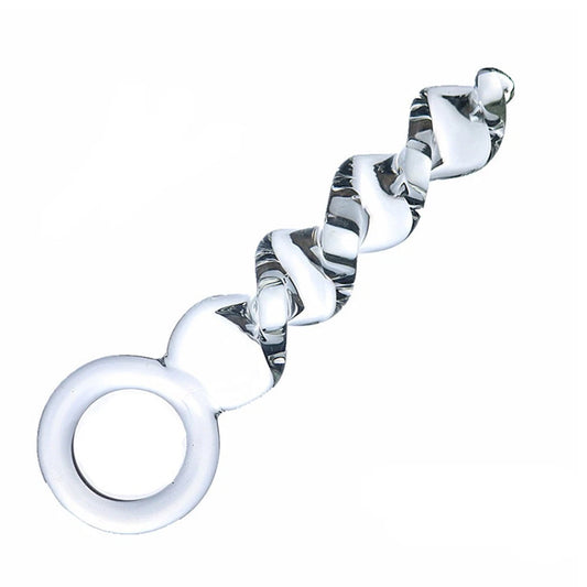 Crystal Glass Anal Beads Butt Plug P- Spot G-Spot Stimulation Dildo Sex Toys for Men Women Couples&nbsp;Gay LGBTQ
