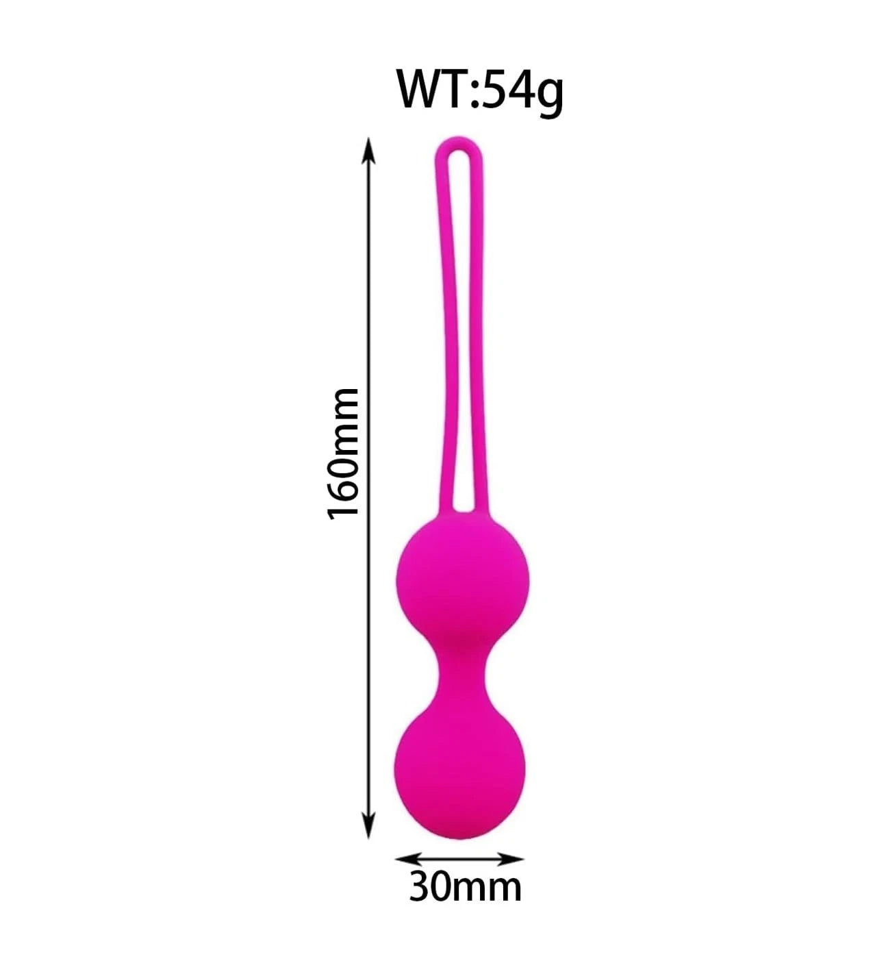Ben Wa Kegel Balls Pelvic Exerciser Silicone Vaginal Muscle Tightening Exerciser Sex Toys for Women Couples