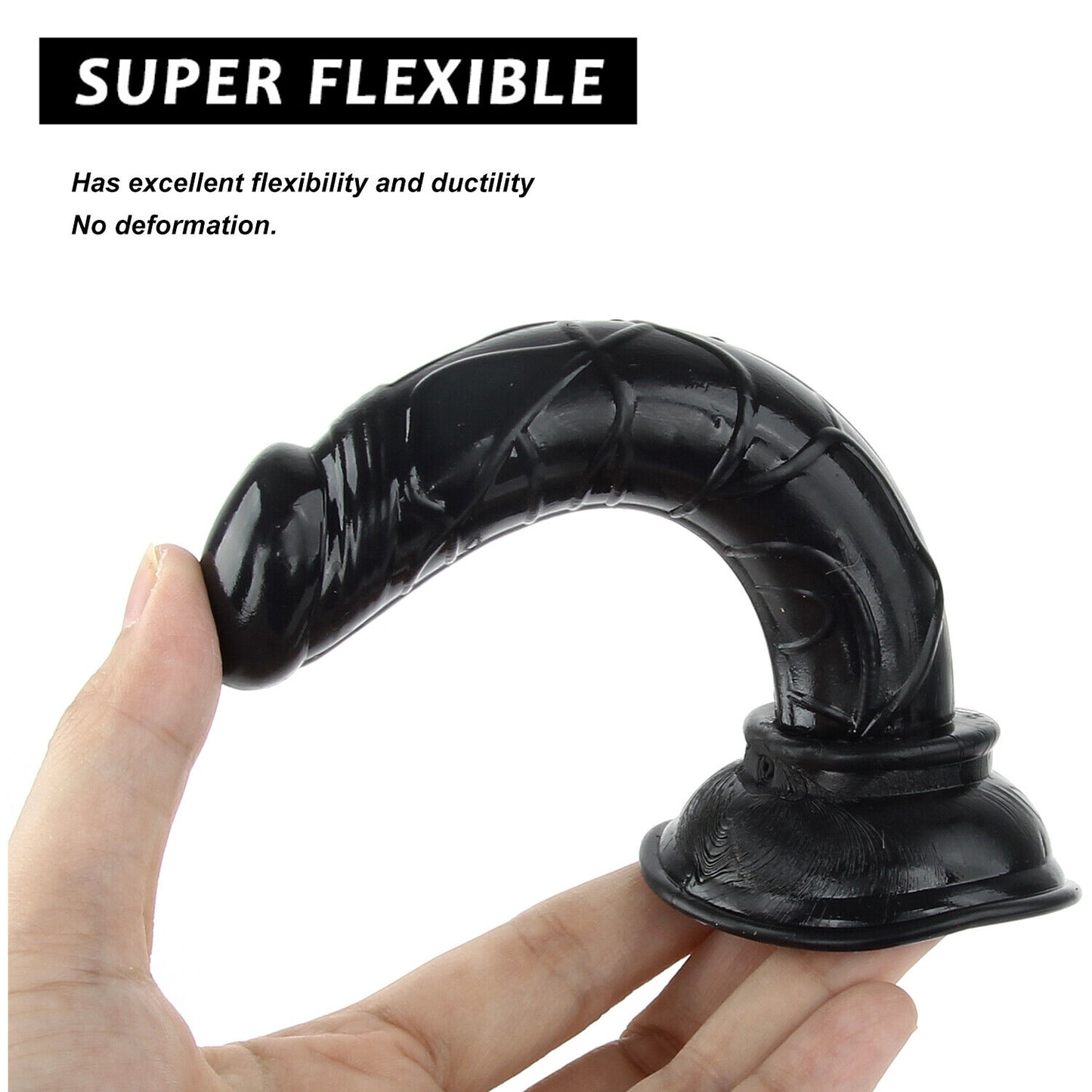 5.51" Realistic Dildo Suction Cup Thick Dong Anal Butt Ass Plug Sex Toys For Men Women Couples