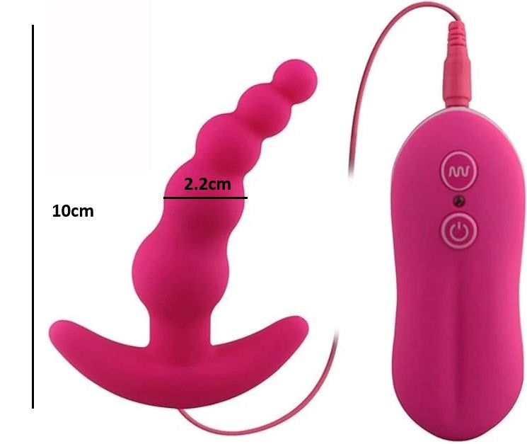 Vibrating Anal Butt Plug Beads Prostate Massager Sex Toys for Men Woman Couples LGBTQ Gay