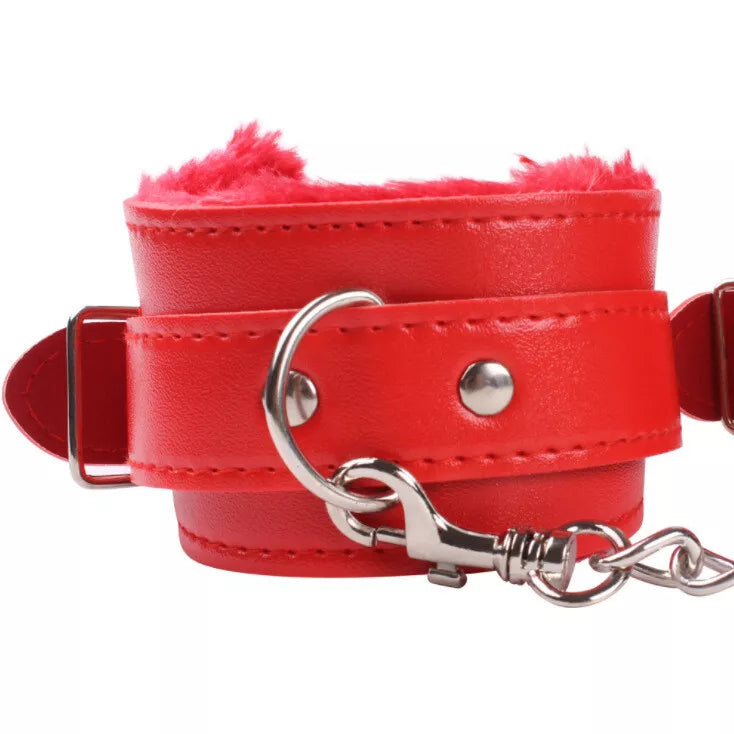 Bondage Set Kit HANDCUFFS BDSM Fetish Sex Ankle Restraint Role Play Toys for Couples