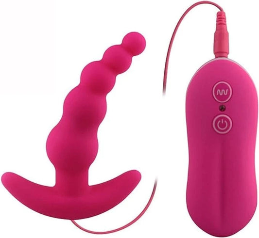 Vibrating Anal Butt Plug Beads Prostate Massager Sex Toys for Men Woman Couples LGBTQ Gay