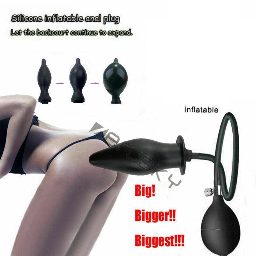 Inflatable Anal Butt PLUG Prostate Massager Sex Toys for Men Couples Women Couples