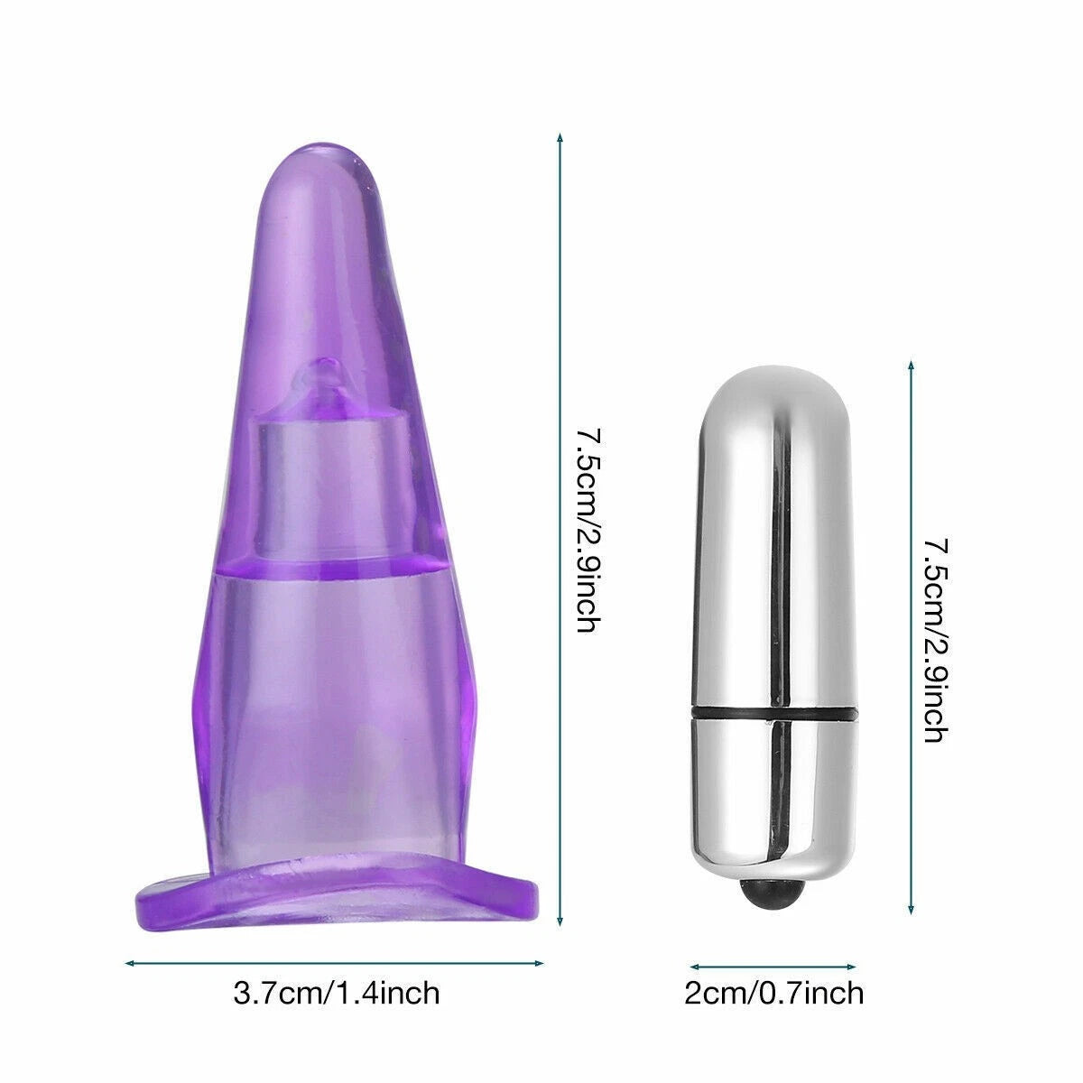 Vibrating Anal Butt Plug Prostate Massager Sex Toys for Men Women Couples LGBTQ Gay