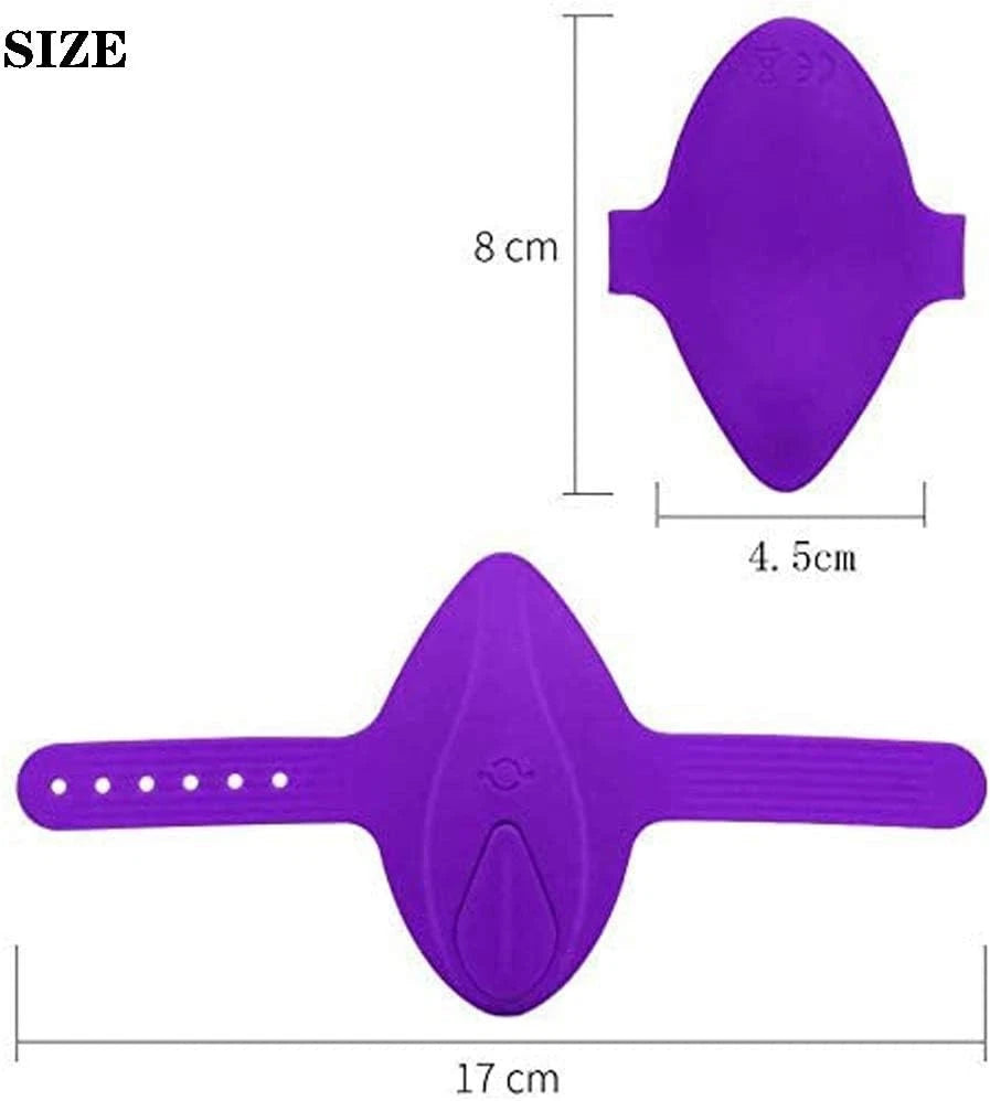 Wearable Clitoral Pussy Underpants Vagina Vibrator G-Spot Massager Sex Toys Men Women