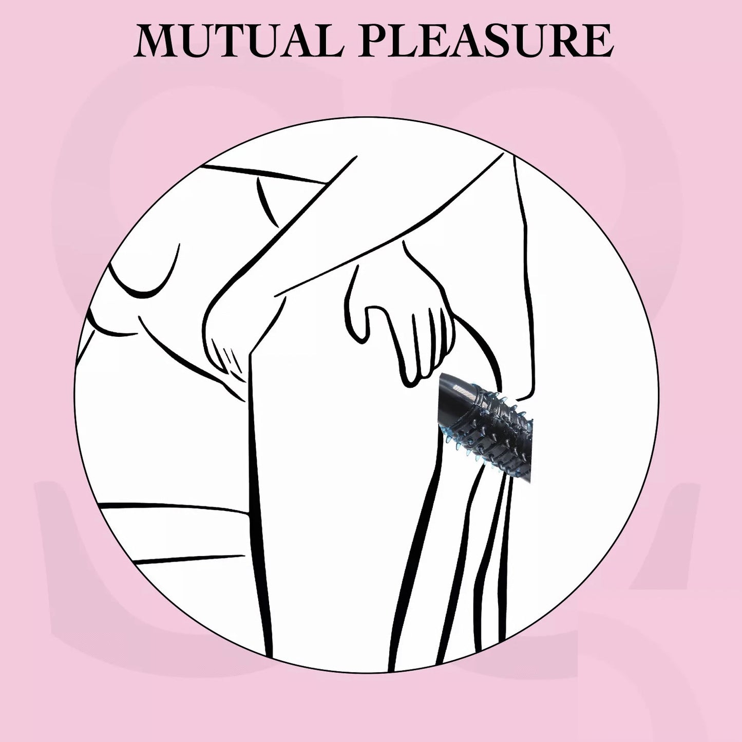 2pcs Set Reusable Penis Sleeve Enlarger Sex Toys for Men Couples